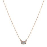 Opal Diamond Dew Necklace