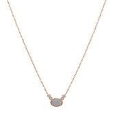 Opal Diamond Dew Necklace (ready to ship option)*