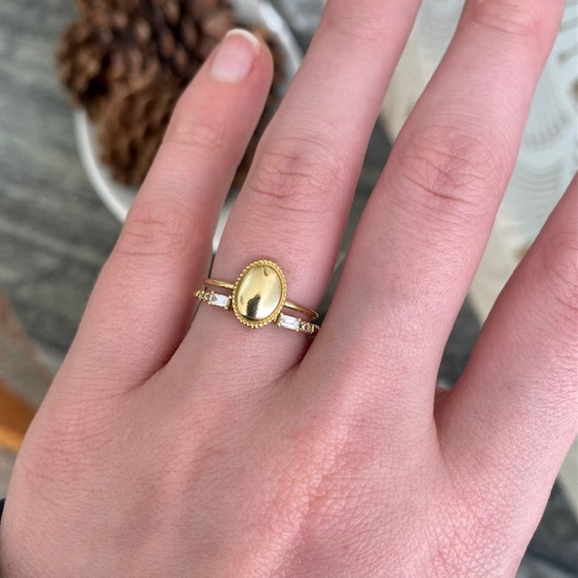 Oval Milli Ring