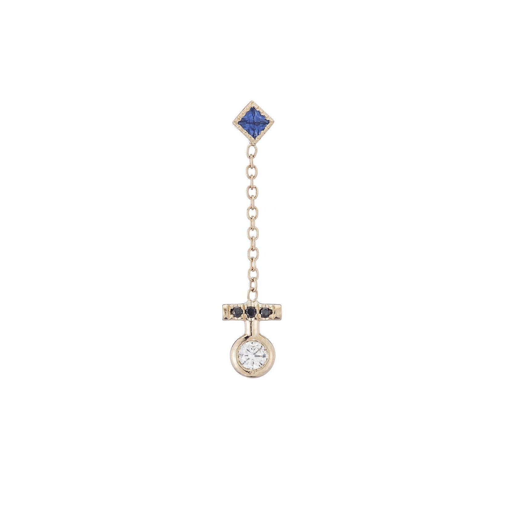 Sapphire Evolution Earring (Single)