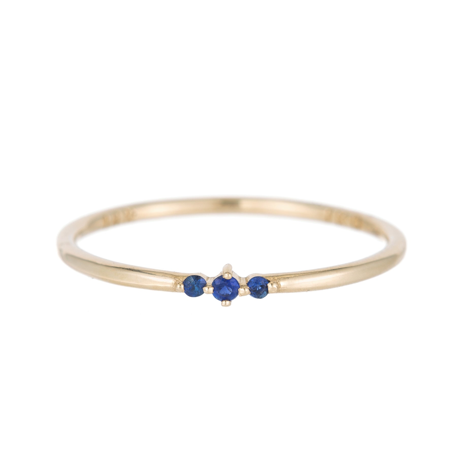 Tres Blue Sapphire Ring