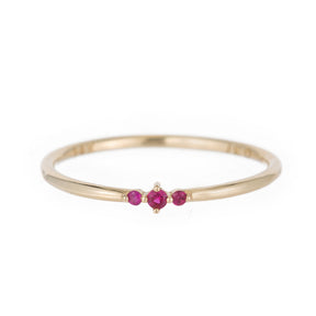 Tres Ruby Ring