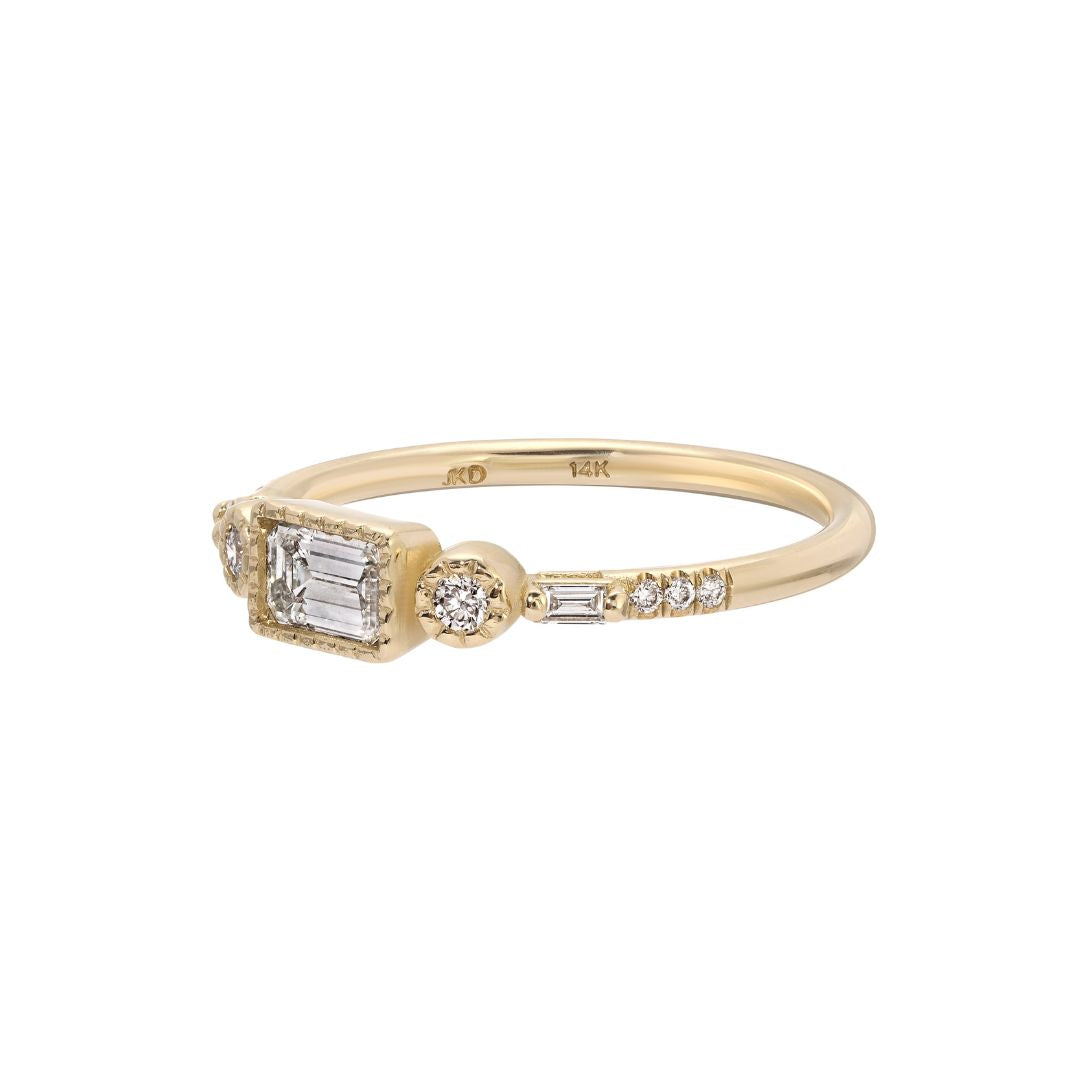 White Diamond Evoke Ring