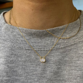 East West Diamond Necklace