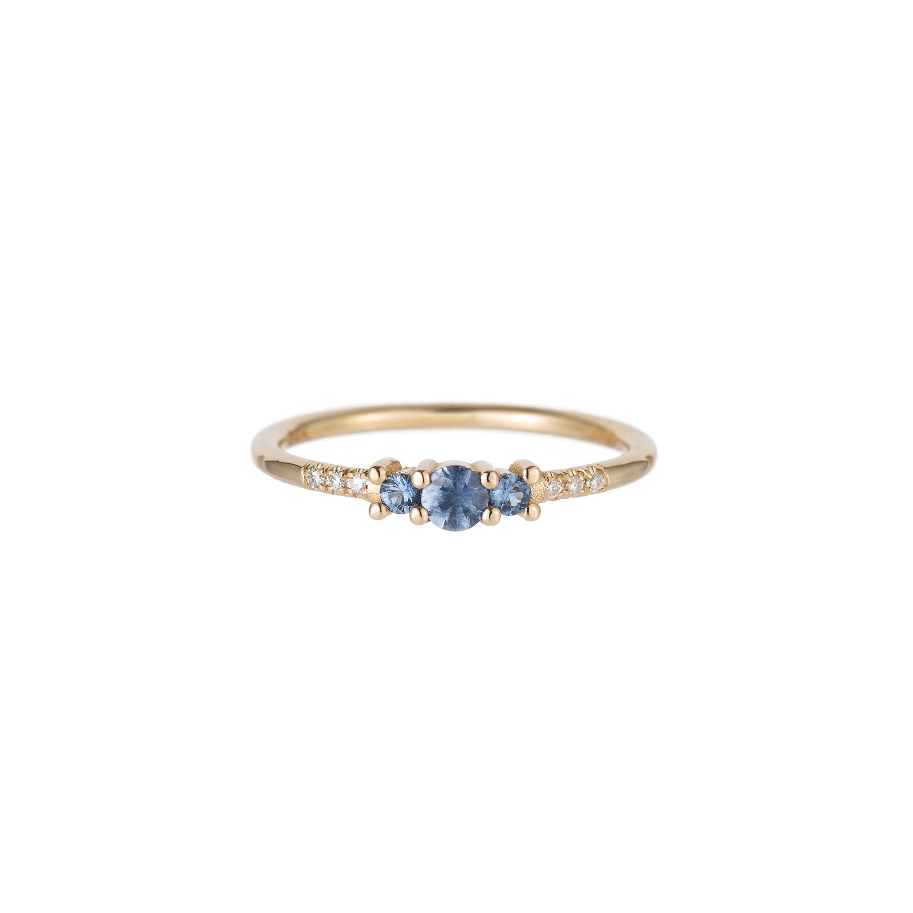 SAPPHIRE TRIO EQUILIBRIUM RING