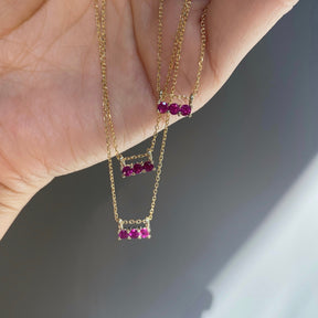 Ruby 3S Necklace (ready to ship option)*