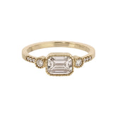 Diamond Lexie Equilibrium Ring (OOAK)