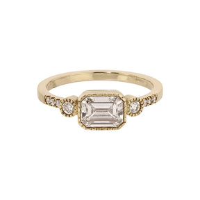 Diamond Lexie Equilibrium Ring (OOAK)