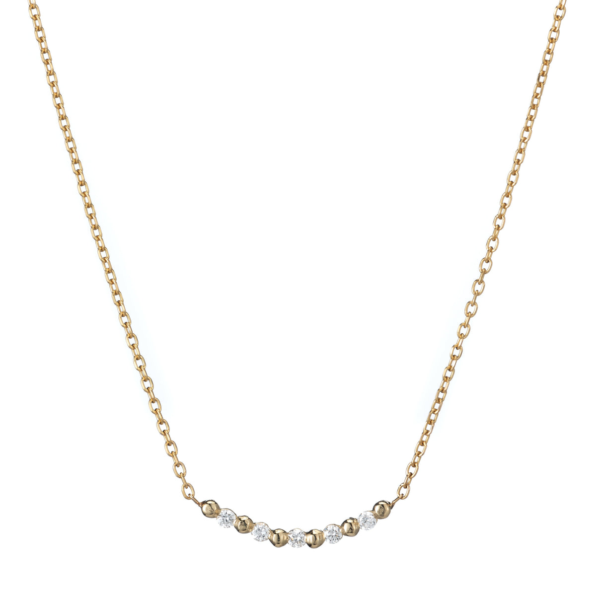 Diamond Pizzicato Necklace (ready to ship option)*