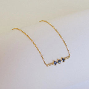 Sapphire Harmony Necklace (ready to ship option)*