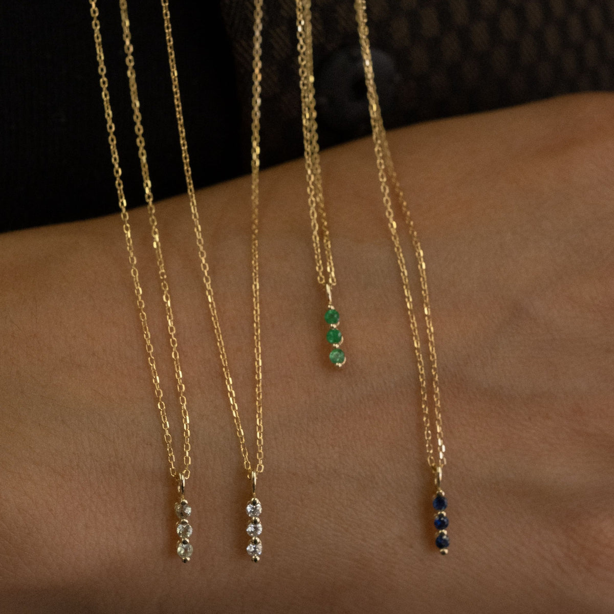 Diamond Stack Necklace